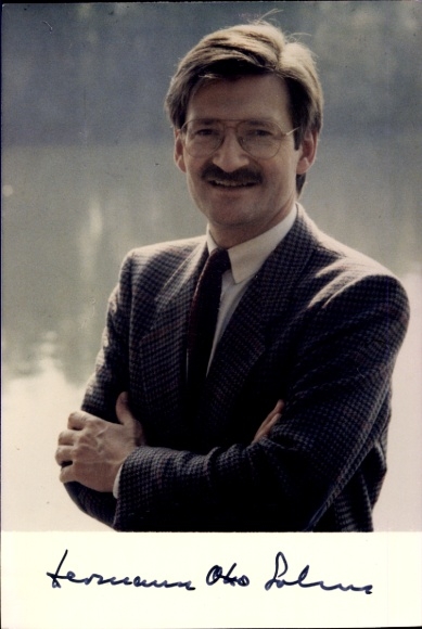 Foto Politiker Dr. Hermann Otto Solms, FDP, Autogramm