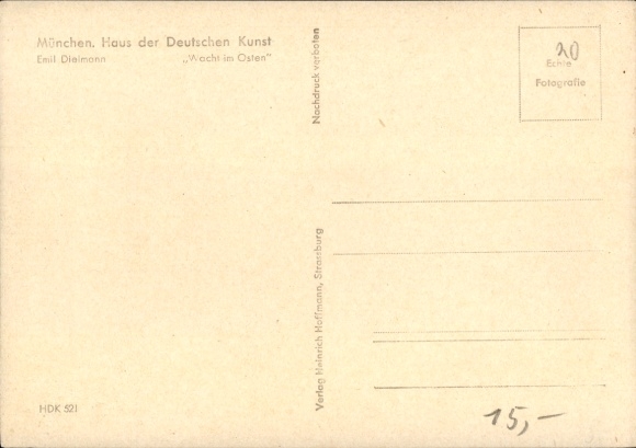 Artist Postcard Dielmann, Watch in the East, Infantry with white snow shirt, Wehrmacht, HDK 521