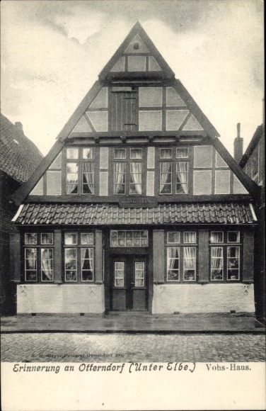 Ak Otterndorf an der Niederelbe, Vohs Haus