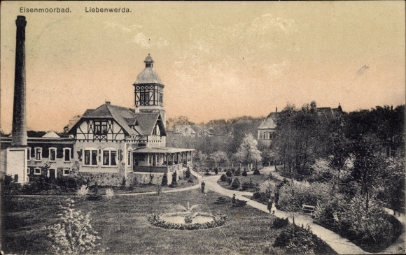 Ak Bad Liebenwerda in Brandenburg, Parkanlage