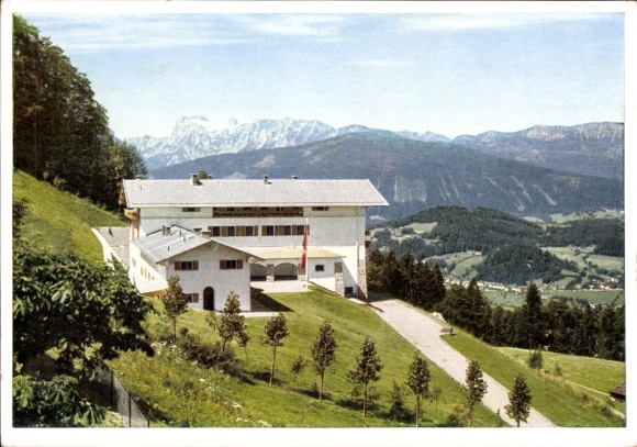 Ak Obersalzberg Berchtesgaden in Oberbayern, Berghof Wachenfeld, Landhaus des Reichskanzlers