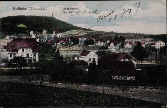Ak Hofheim am Taunus Hessen, Villenstadtteile