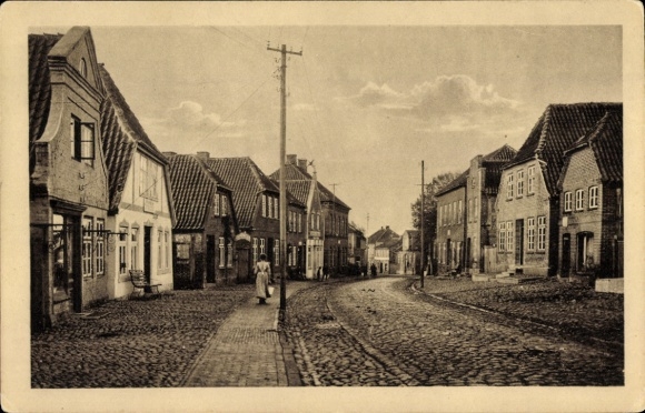 Postcard Oldenburg in Holstein, Schuhstraße