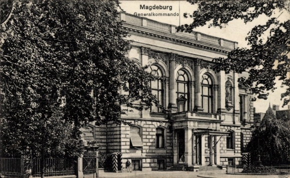 Postcard Magdeburg an der Elbe, General Command, Patriotic Women's Association, Branch Association