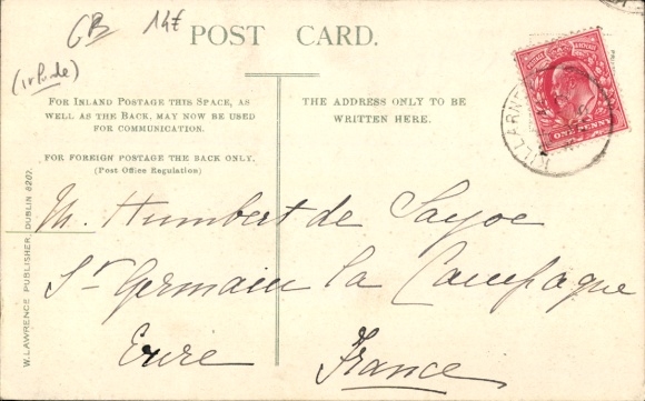 Ak Dampfer Killarney, Belfast Steamship Co, Kate Kearney's Cottage, paarden, rijtuigen, landelijk...