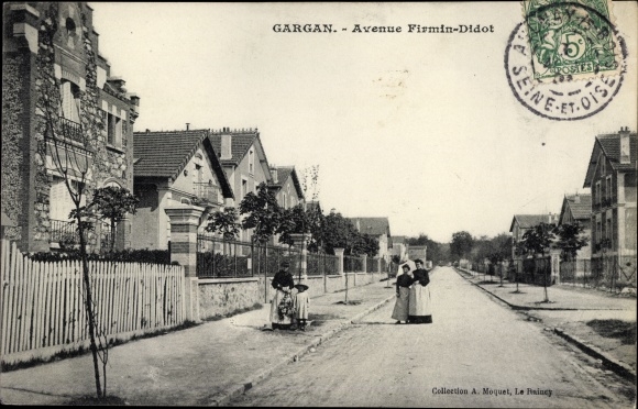 Ak Gargan Seine Saint Denis, Avenue Firmin Didot