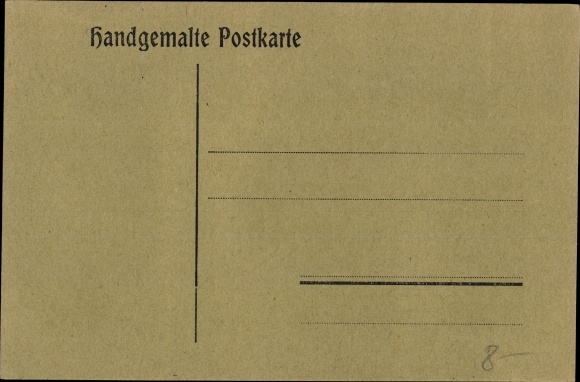 Artist PC Prisonniers de Guerre, prisoners of war I. WK, in the barracks
