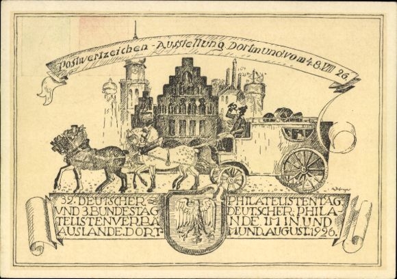 Postwaardestuk Ak PP 91 C 1, SSt. 32e Filatelistendag 1926, Dortmund