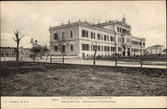Ak Thessaloniki Grecja, grecki sierociniec