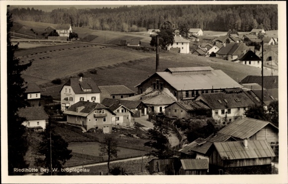 Ansichtkaart Sankt Oswald Riedlhütte Niederbayern, gedeeltelijk zicht