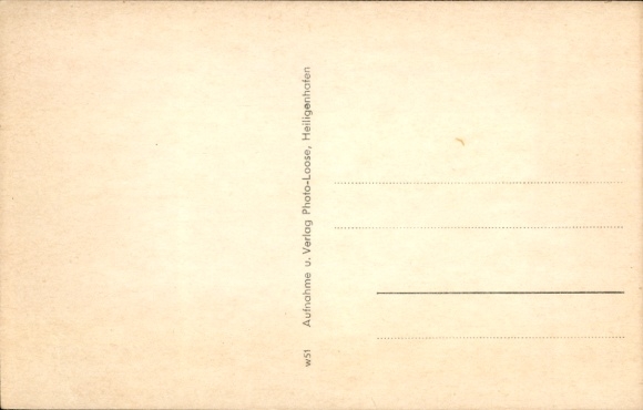 Postcard Ostseebad Heiligenhafen in Holstein, park pond, war memorial