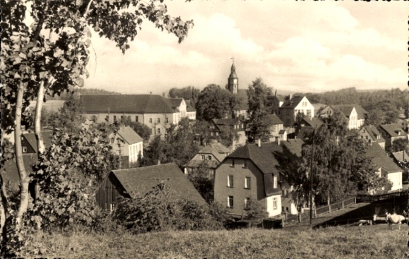 Ak Obercrinitz Crinitzberg in Sachsen, Gesamtansicht
