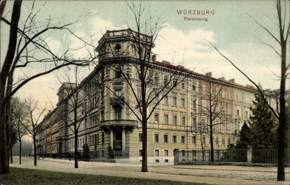 Postcard Würzburg am Main Lower Franconia, Pleicherring