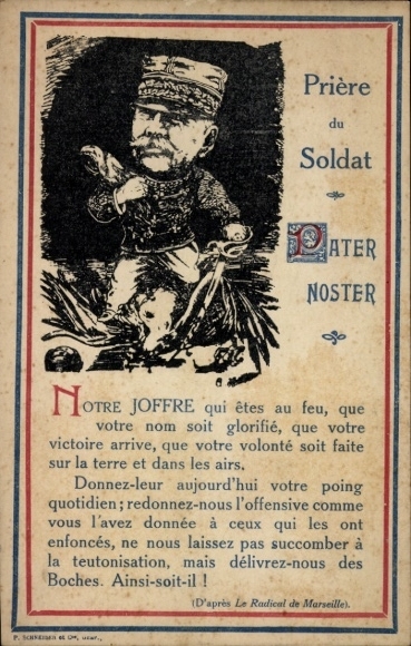 Ak Frankreich, Soldatengebet