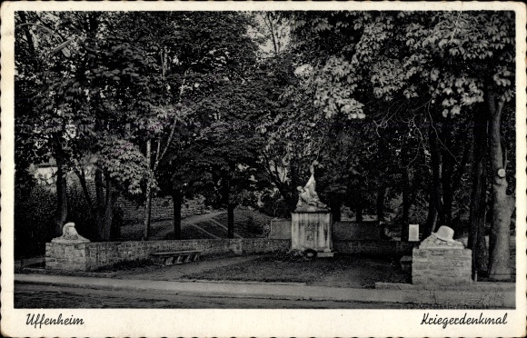 PC Uffenheim in Middle Franconia, war memorial