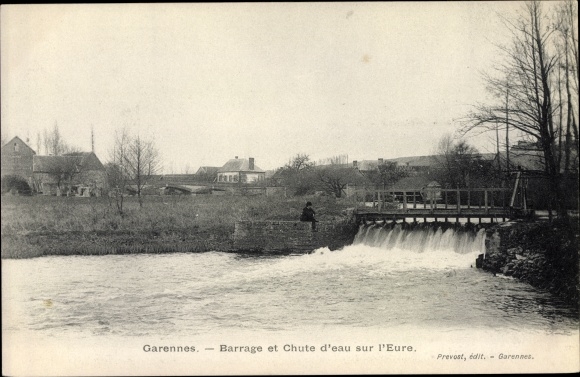 Ak Garennes Eure, Barrage en Chute d&#39;eau