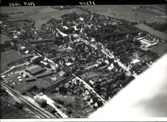 foto Garding in Noord-Friesland, luchtfoto