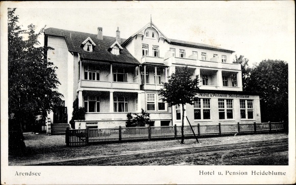 Ak Arendsee in der Altmark, Hotel, Pension Heideblume, Waldstraße 112