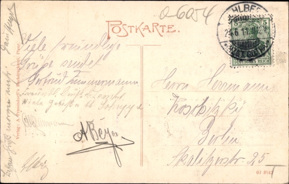 KP Gehlberg w Turyngii, widok całkowity, Gasthof zum Hirsch