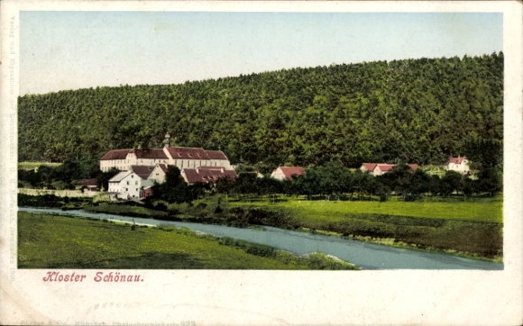Postcard Strüth im Taunus, Schönau Monastery