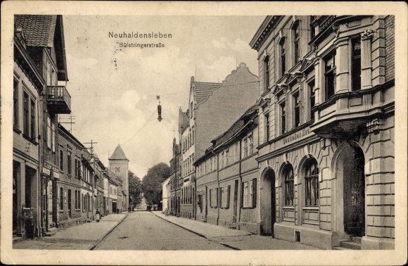 Postcard Neuhaldensleben Haldensleben Börde, Bülstringerstraße