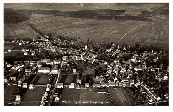 Ak Winterlingen Schwäbische Alb, Luftaufnahme