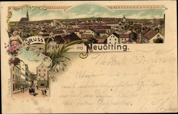 lito Neuötting Górna Bawaria, Panorama, Frauengasse