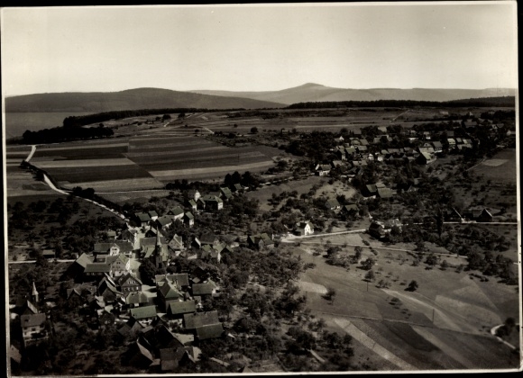 Postcard Rothenberg Oberzent in the Odenwald, view of Rothenberg in the Odenwald