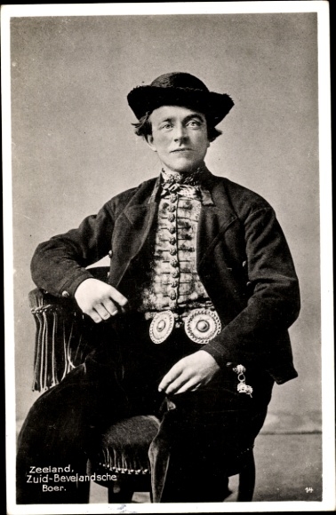 KP Walcheren Zeeland, rolnik z południowego Beveland, portret