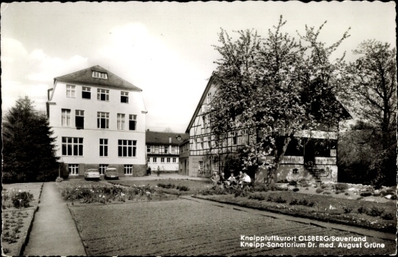 Ak Olsberg im Sauerland, Kneipp-Sanatorium Dr. med. August Grüne