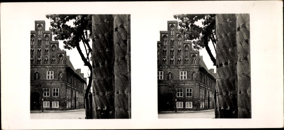 Stereo Raumbild Foto Schöne Heimat Nr. 5, Lüneburg in Niedersachsen, Rathaus