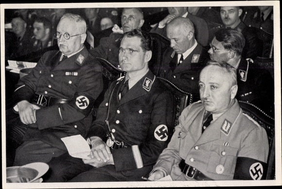 Collective picture Rudolf Hess in SS uniform, SA leader, Congress d. Working front, compilation no. 8 picture 170