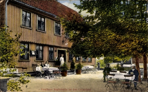 Ak Bad Lauterberg im Harz, Forsthaus Kupferhütte