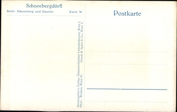 PC Schneebergdörfl Lower Austria, village section