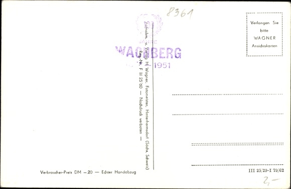 Photo Postcard Saupsdorf Sebnitz Sachsen, Berggasthaus Wachberg