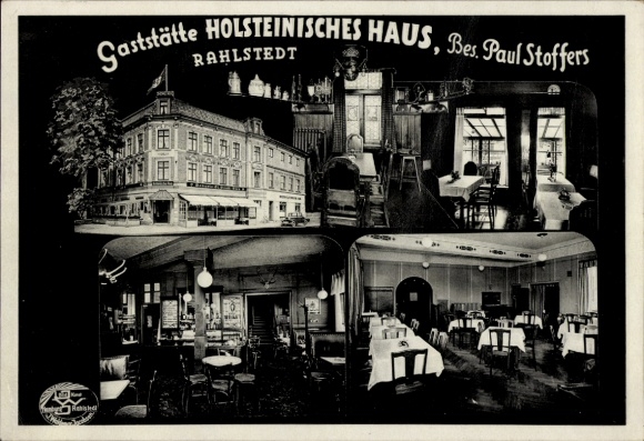 Postcard Hamburg Wandsbek Rahlstedt, Restaurant Holsteinisches Haus