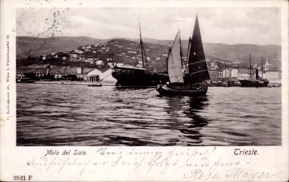 Ak Triest Trieste Friuli Venezia Giulia, Molo del Sale