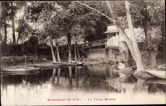 Postcard Dennemont Yvelines, The Old Mill