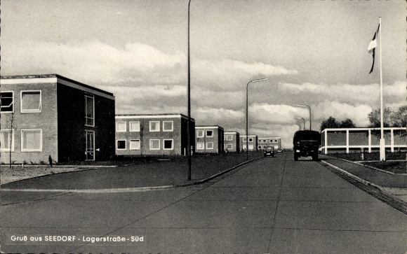 Postcard Seedorf in the district of Segeberg, Lagerstraße
