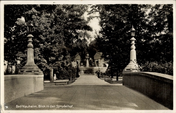 Postcard Bad Nauheim in Hesse, Sprudelhof