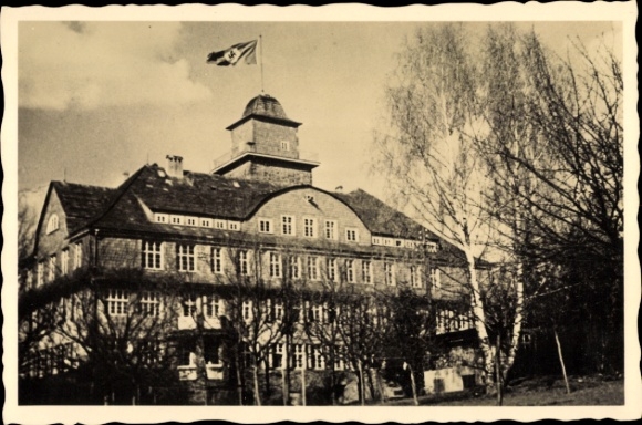 Ak Holzminden an der Weser, Stiftung Landschulheim am Solling, Oberhaus