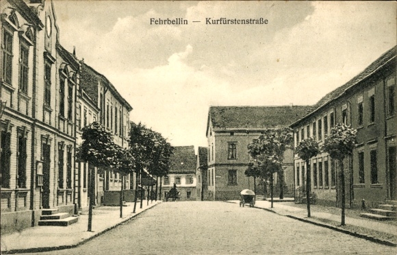 Postcard Fehrbellin in Brandenburg, Kurfürstenstraße