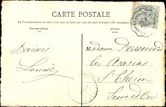 Postcard Trébéhoret Pont-l&#39;Abbé Finistère, Castle