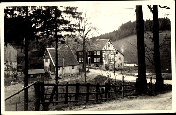 PC Radevormwald in the Oberberg district, coffee pot, half-timbered house