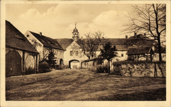 Ak Seitschen Göda in Oberlausitz, Pietzschwitz, herenhuis