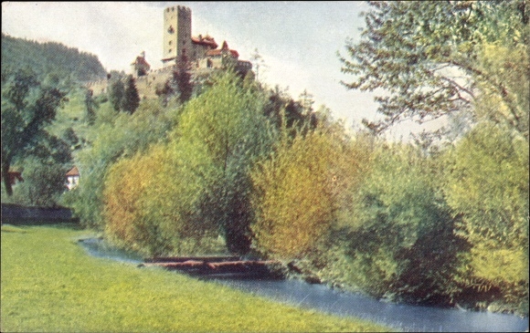 Postcard Friesach in Carinthia, Geiersburg