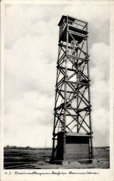 Hitler Youth Nordmark Camp at Brahmsee, observation tower