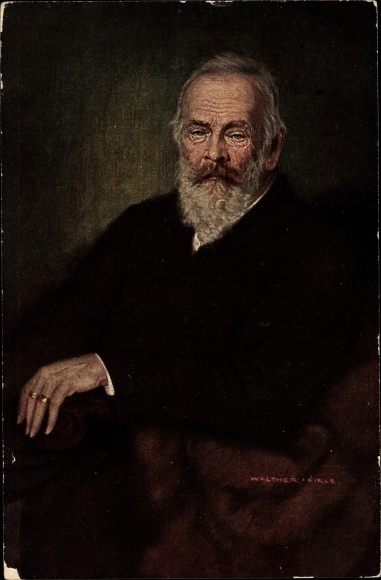 Artist PC Firle, Walther, Prince Regent Luitpold of Bavaria, seated portrait