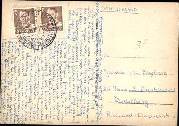 Postcard Denmark, Kjelds Nord Fyr, Lighthouse