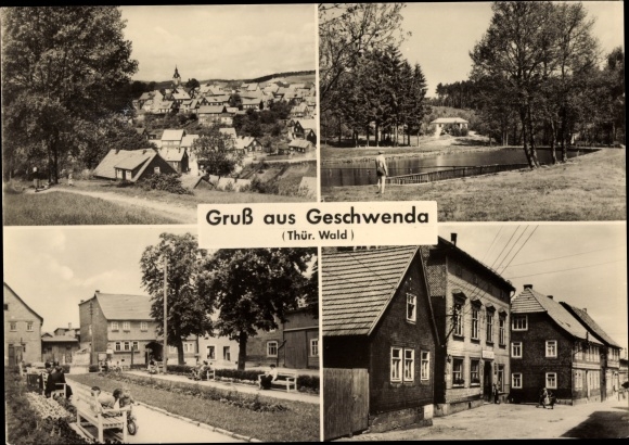 PC Geschwenda Geratal Thuringia, various partial views